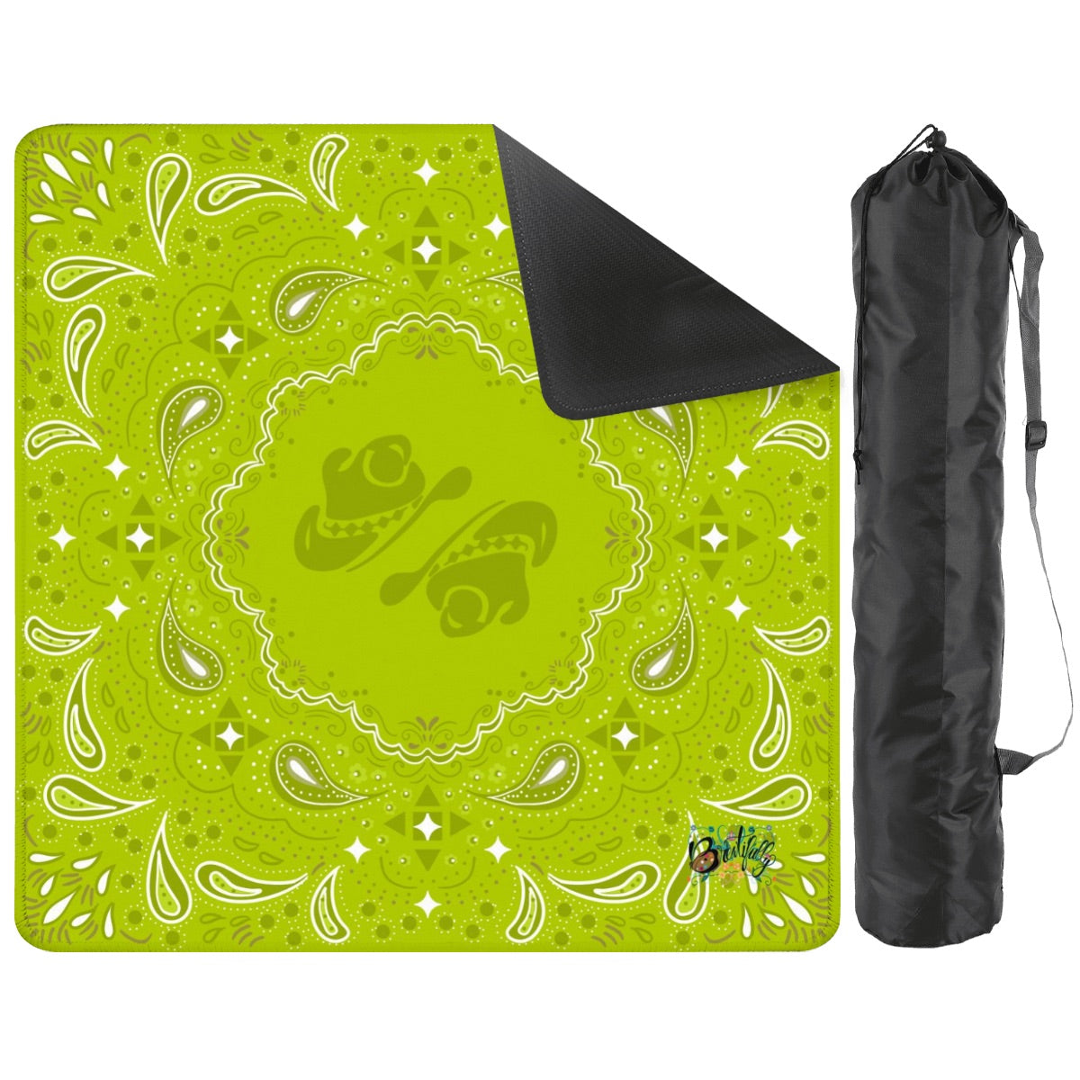 Giddy up Mahjong Mat Larger- 33"x33" (Ship Rolled up) - Choice of color