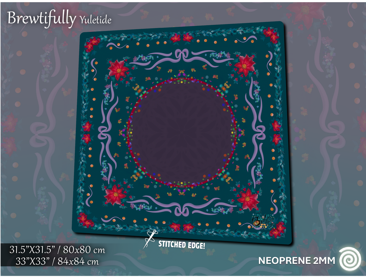 Satin-smooth neoprene Mahjong Mats