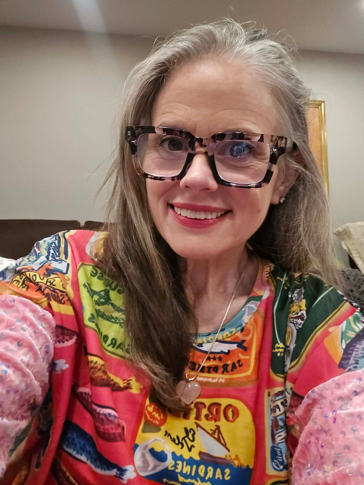 Sequin sleeve sweatshirt- multiple patterns