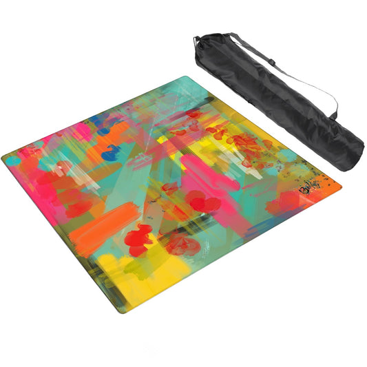 Rebloom mahjong mat by Brewtifully, detail