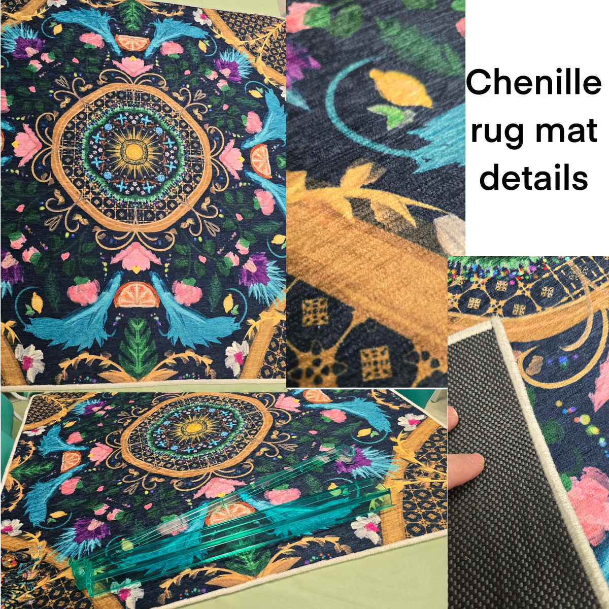 Mahjong Mats- Silken Rug-style Full size and Travel size Mats