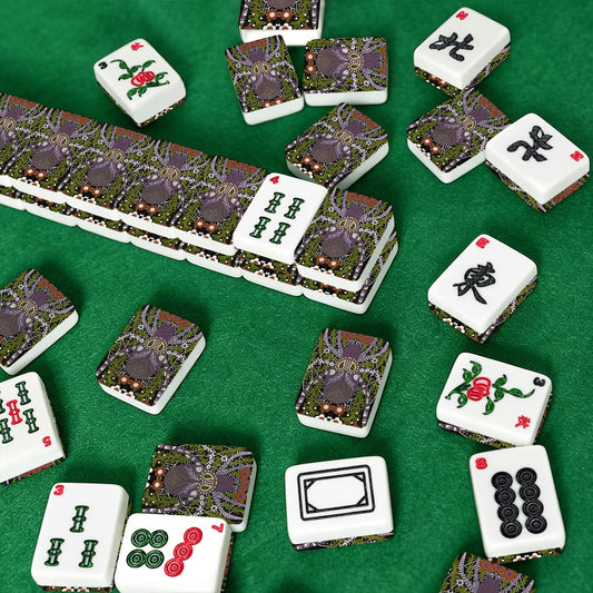 Folk spider American Mahjong Tiles