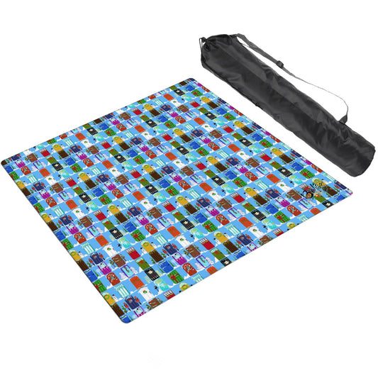 Mahjong Mat SleekSurface Holiday Neighborhood