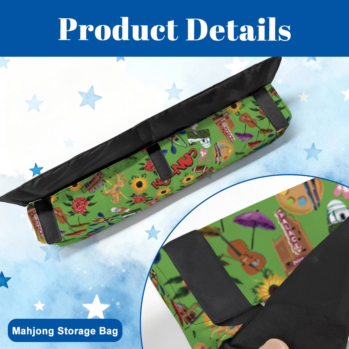Mahjong Bag Set 3 Pcs Visit Canton