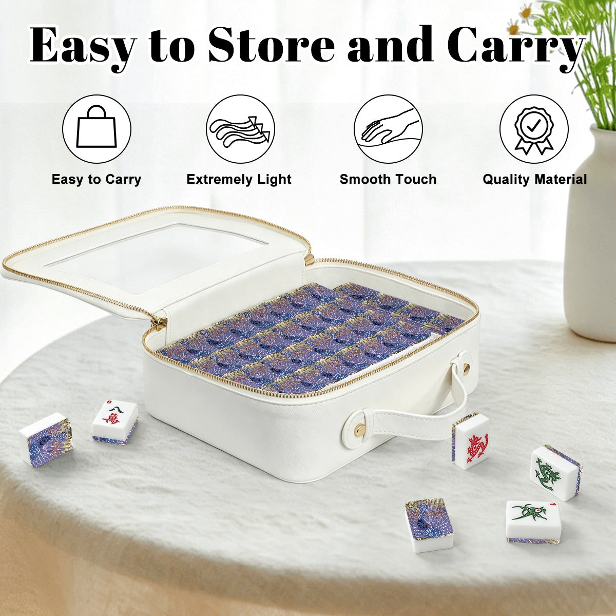 Peacocking American Mahjong Tiles