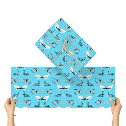 3Pack Gift Wrapping Paper Sheets - Mahjong
