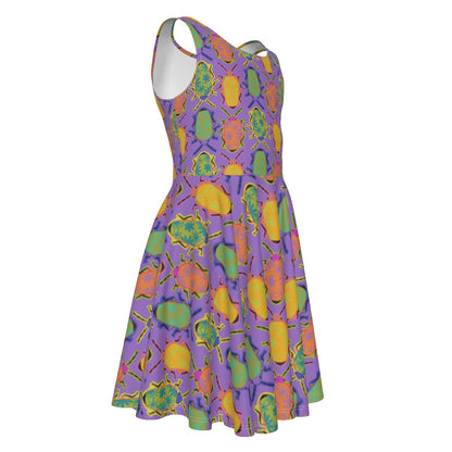 Lilac Bugging out Sleeveless Child’s Dress