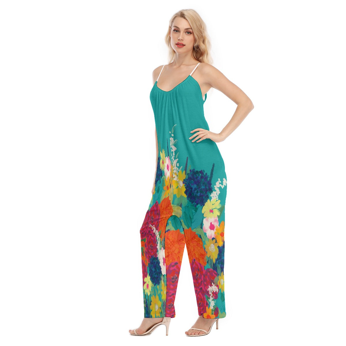 Comfy cami Brewtiful overalls