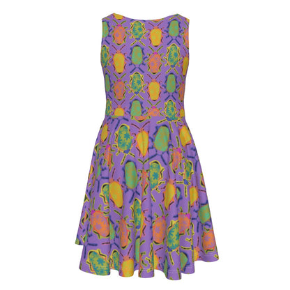 Lilac Bugging out Sleeveless Child’s Dress