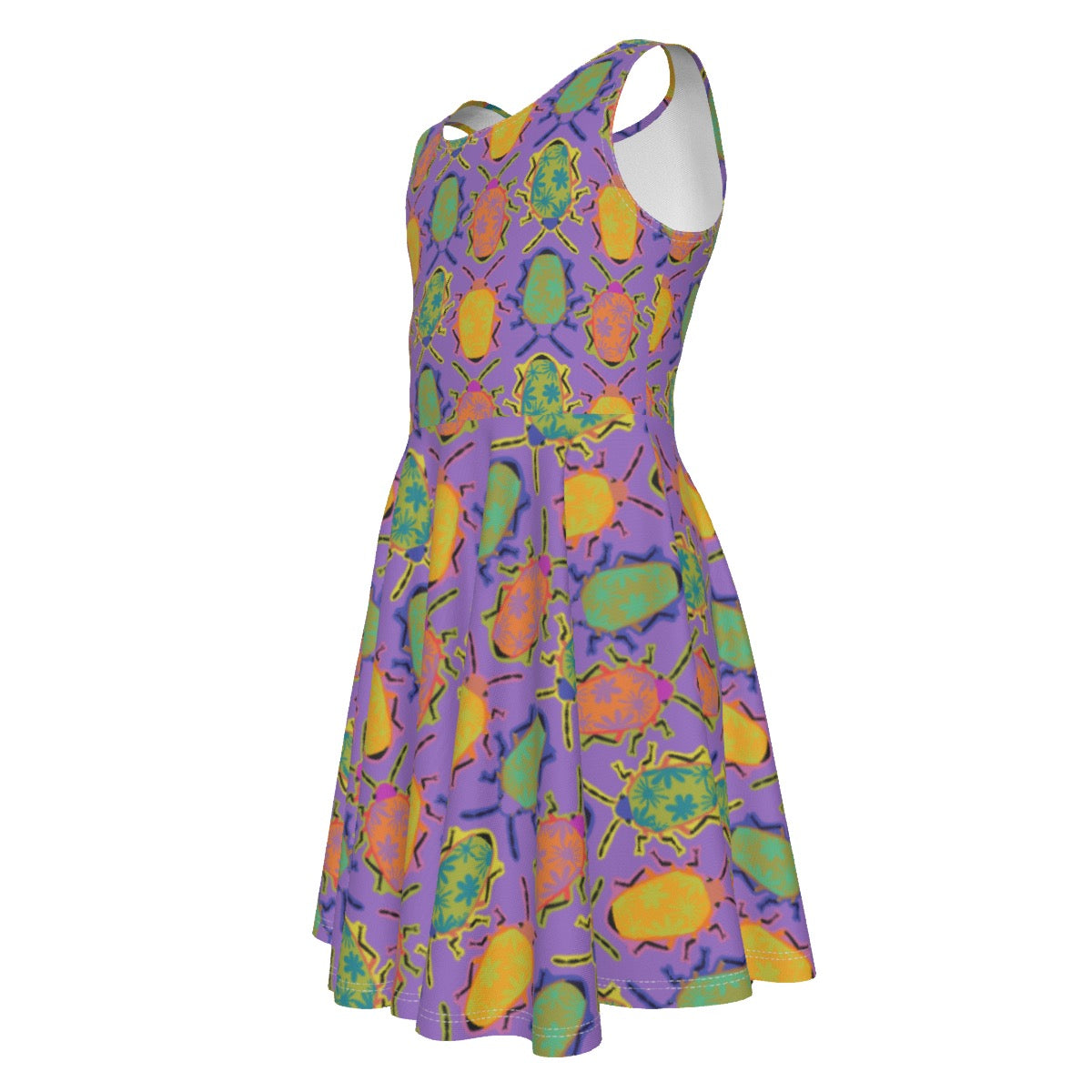 Lilac Bugging out Sleeveless Child’s Dress