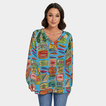 Sardine v Neck sweatshirt