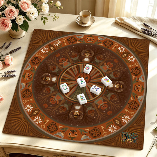 Mahjong Mat SleekSurface (Made in USA) Nostalgic Halloween memories