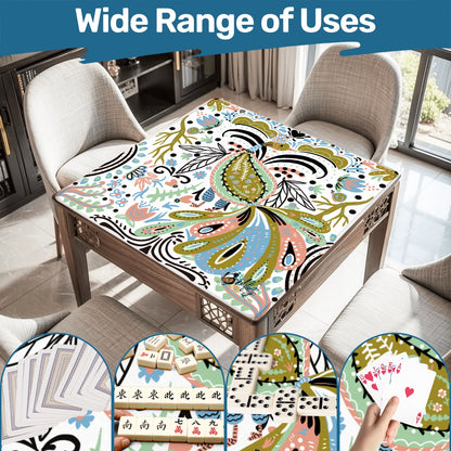 Bam bird folk art Mahjong Mat 31.5"x31.5" (Ship Rolled up)