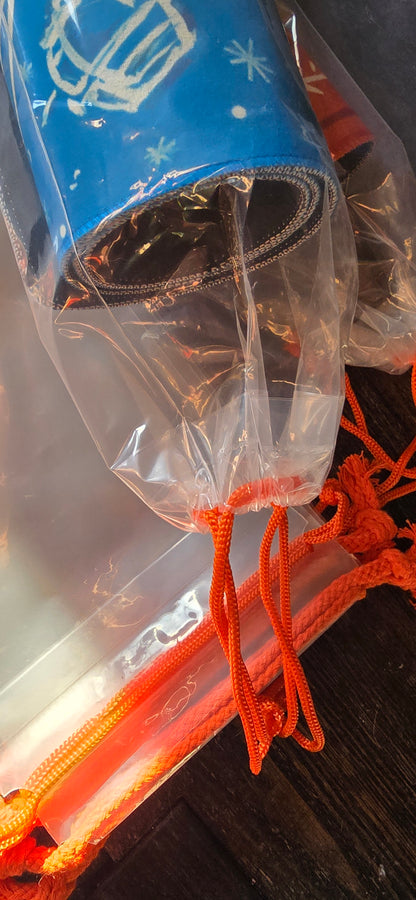 Custom Clear Drawstring Mahjong Mat bags - Now in stock