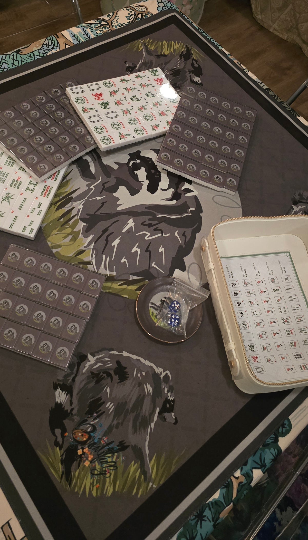Jimothy mahjong set by Brewtifully