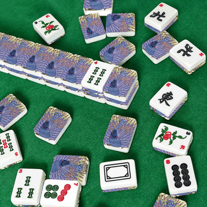 Peacocking American Mahjong Tiles