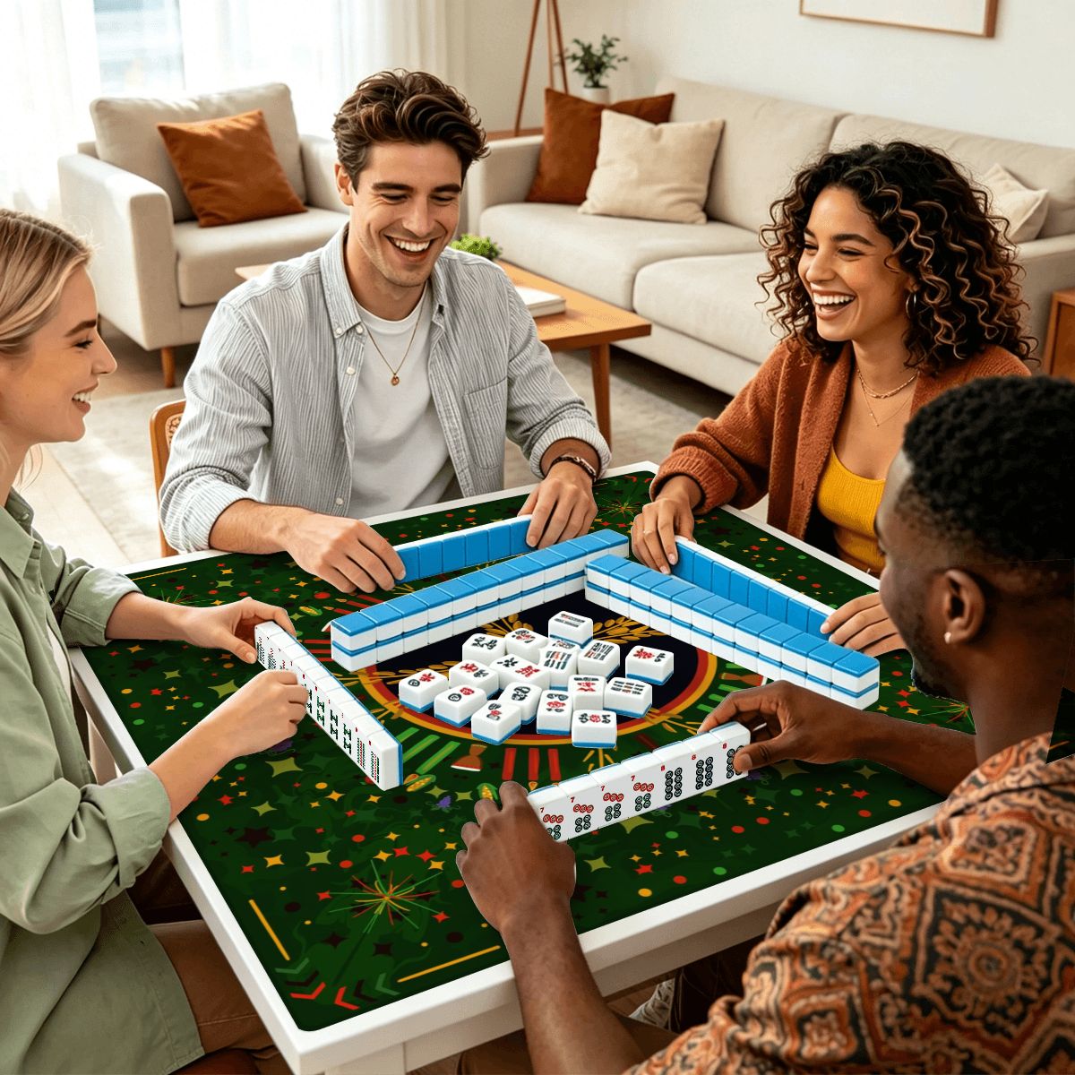 Mahjong Mat SleekSurface (Made in USA) - Celebrations