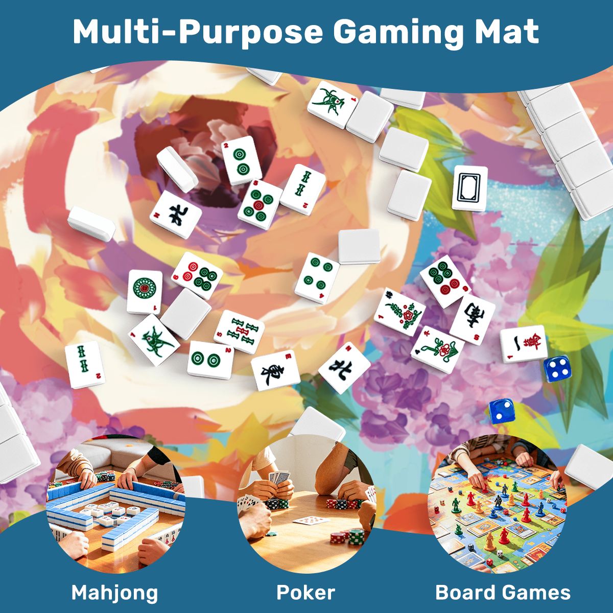 Mahjong Mat SleekSurface (Made in USA) HL surprise match sale