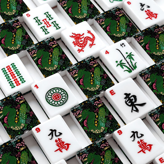 Folk Dragon American Mahjong Tiles