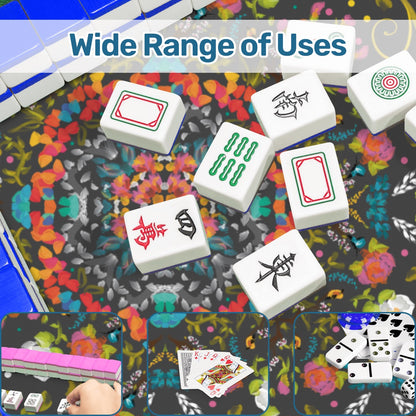 Mahjong Mat (Made in USA) Spring Collection - 2mm w instructions