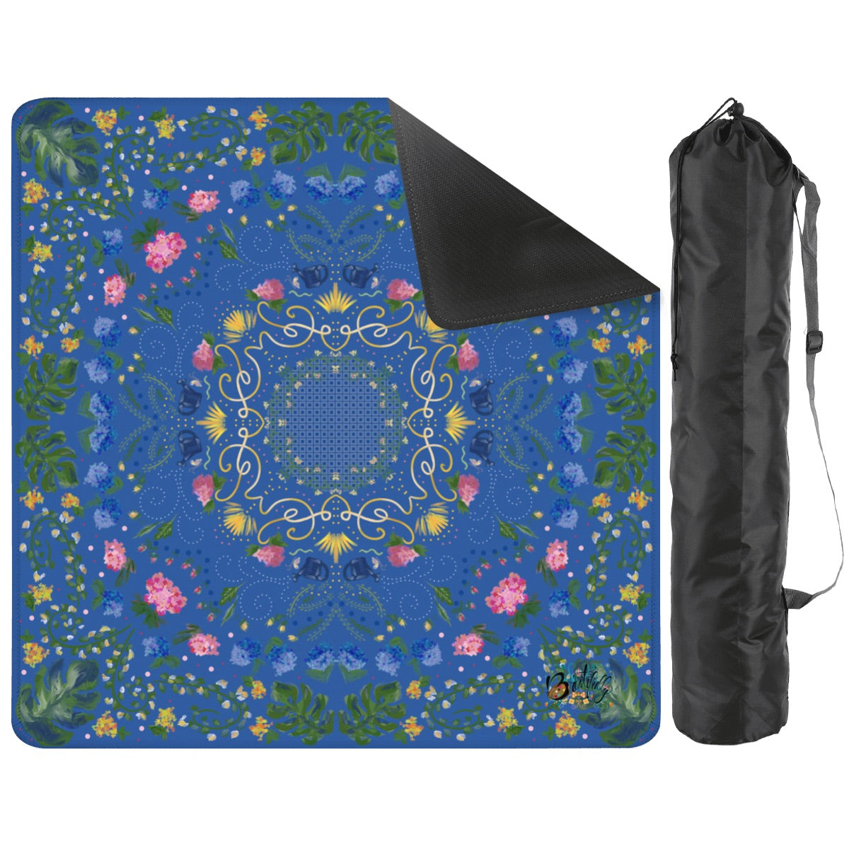 Hope in Blue Mahjong Mat 33"x33" (Ship Rolled up) HopeVillagemat