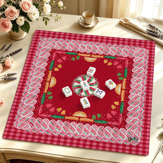 Mahjong Mat SleekSurface (Made in USA) Holiday sweets- multiple colorways