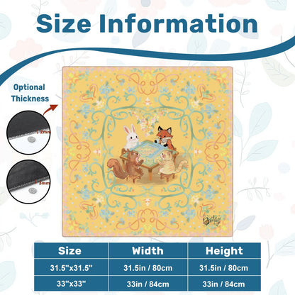 Mahjong Mat SleekSurface (Made in USA) Pretty,PrettyPlayers- Choose uour colorway