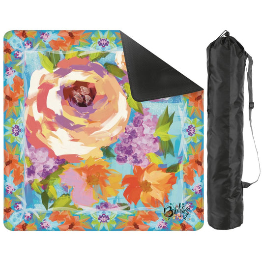 Mahjong Mat (Made in USA) Bright Blooms