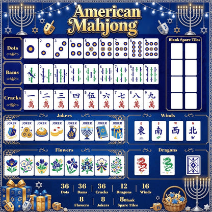 Heritage Hanukkah Mahjong Tiles IMG1592