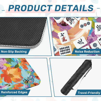 Mahjong Mat (Made in USA) Bright Blooms