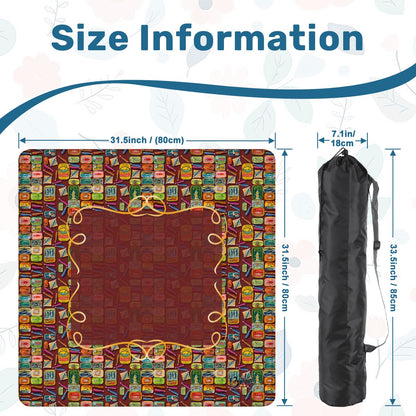 Sards mahjong mat by Brewtifully, detail