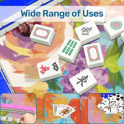 Mahjong Mat (Made in USA) Bright Blooms