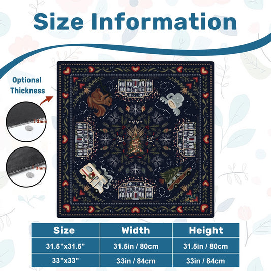 Mahjong Mat SleekSurface (Made in USA) Christmas memories and traditions