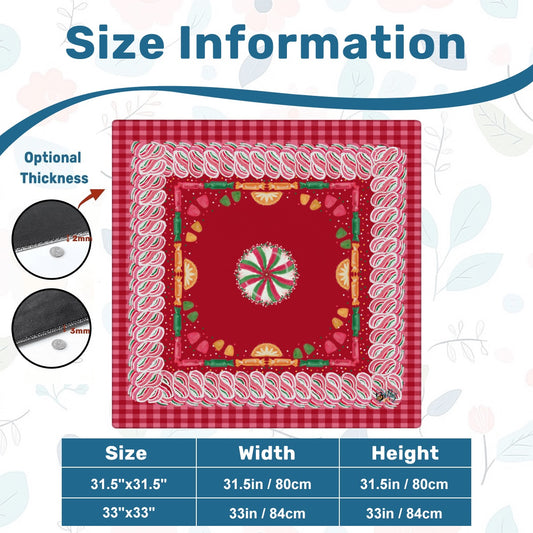 Mahjong Mat SleekSurface (Made in USA) Holiday sweets- multiple colorways