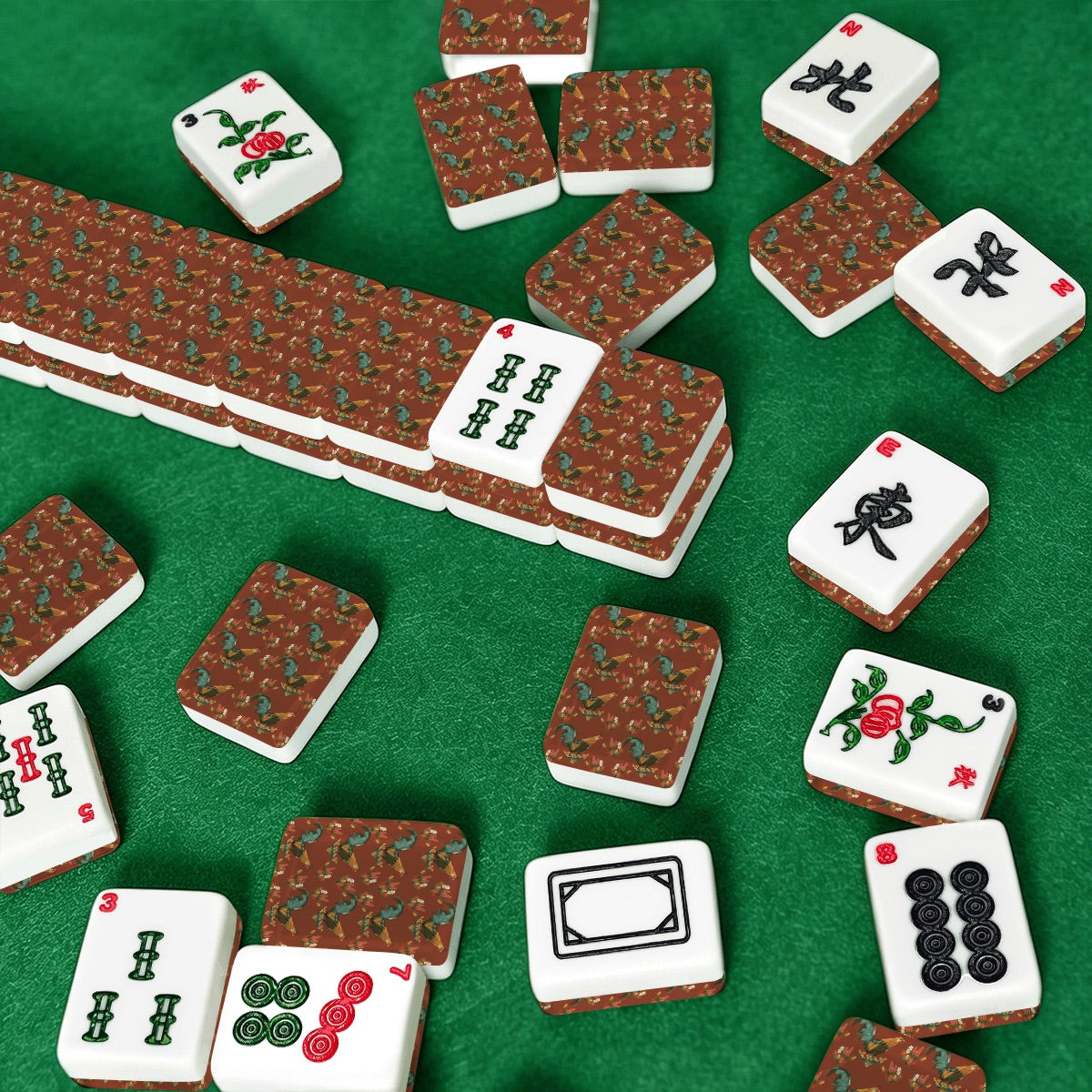 American Mahjong Tiles Nene Traditional- multiple colorways