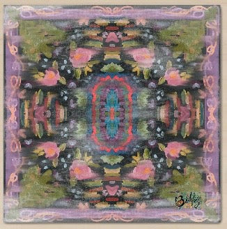 Silken Chenille Mahjong Rug-shipped rolled