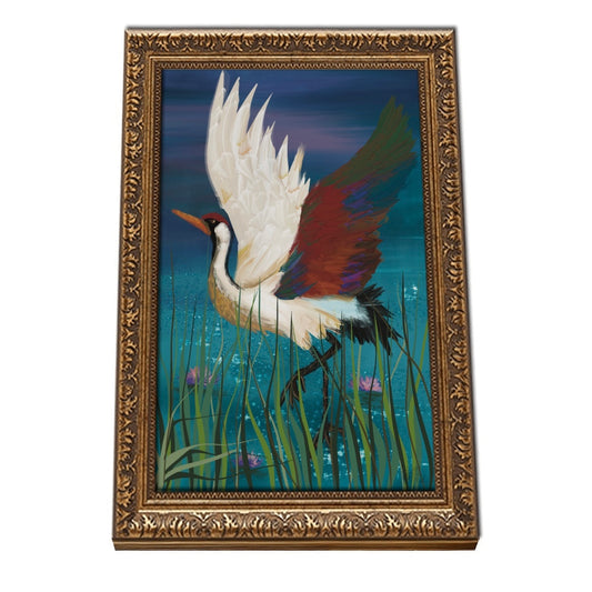 Vintage Gold Framed Canvas Prints Wall Art (3:2) (Made in USA) Crane & Friends