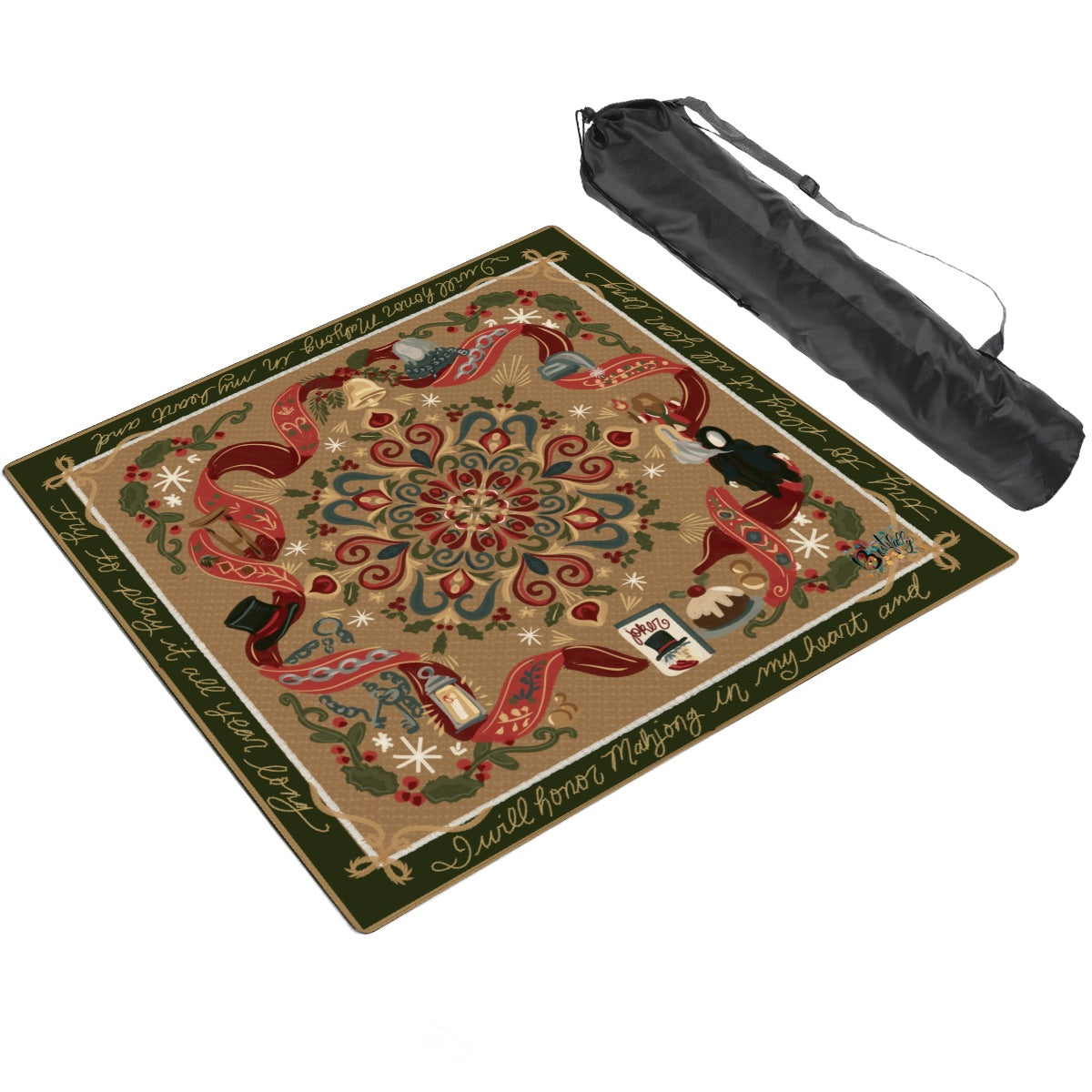 Mahjong Mat SleekSurface Holiday Memories series