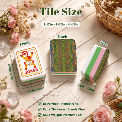 Modern Folk American Mahjong Tiles  4Layer Acrylic in multiple designs