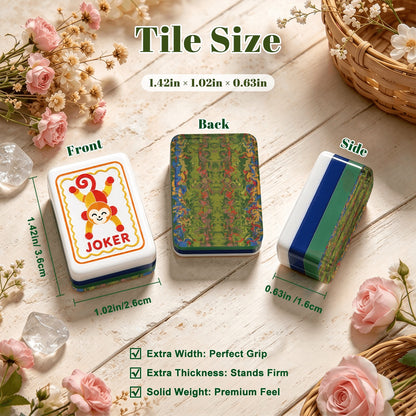 Modern Folk American Mahjong Tiles  4Layer Acrylic in multiple designs