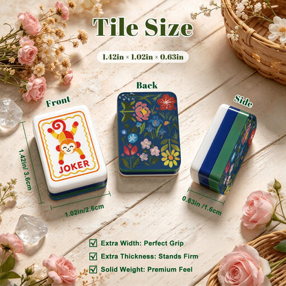 Modern Folk American Mahjong Tiles  4Layer Acrylic in multiple designs