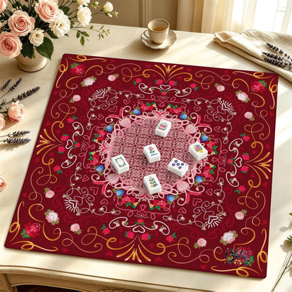 Mahjong Mat SleekSurface (Made in USA) Sweet Valentine