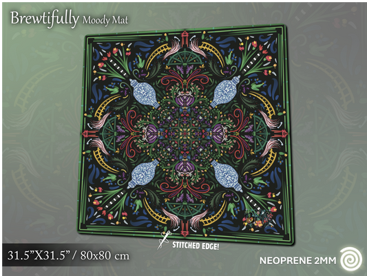 Satin-smooth neoprene Mahjong Mats