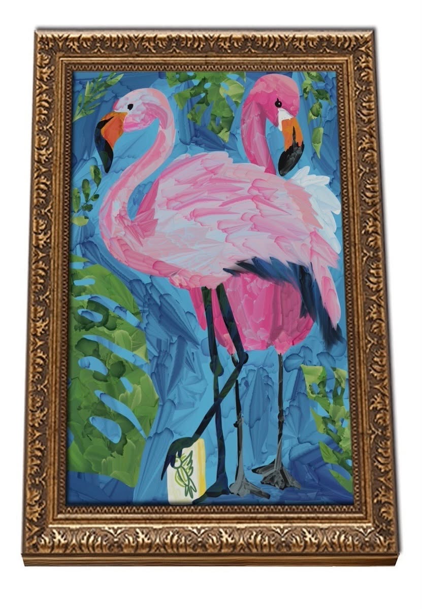 Vintage Gold Framed Canvas Prints Wall Art (3:2) (Made in USA) Crane & Friends