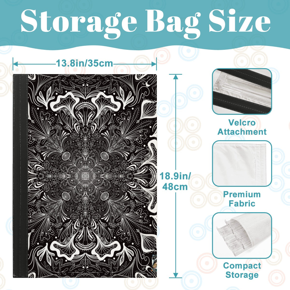4 Mahjong White on Black-Tile Pusher Racks with Bag