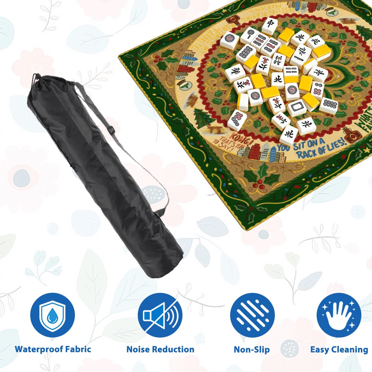 Mahjong Mat SleekSurface Holiday Memories series