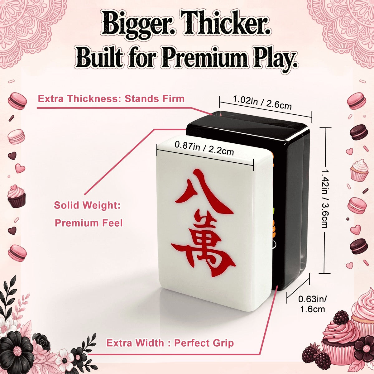 Abstract Gothic Dessert Halloween Mahjong Tiles