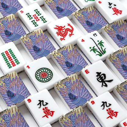 Peacocking American Mahjong Tiles