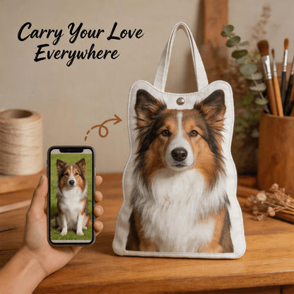 Shaped Canvas Bag Mahj tiles
