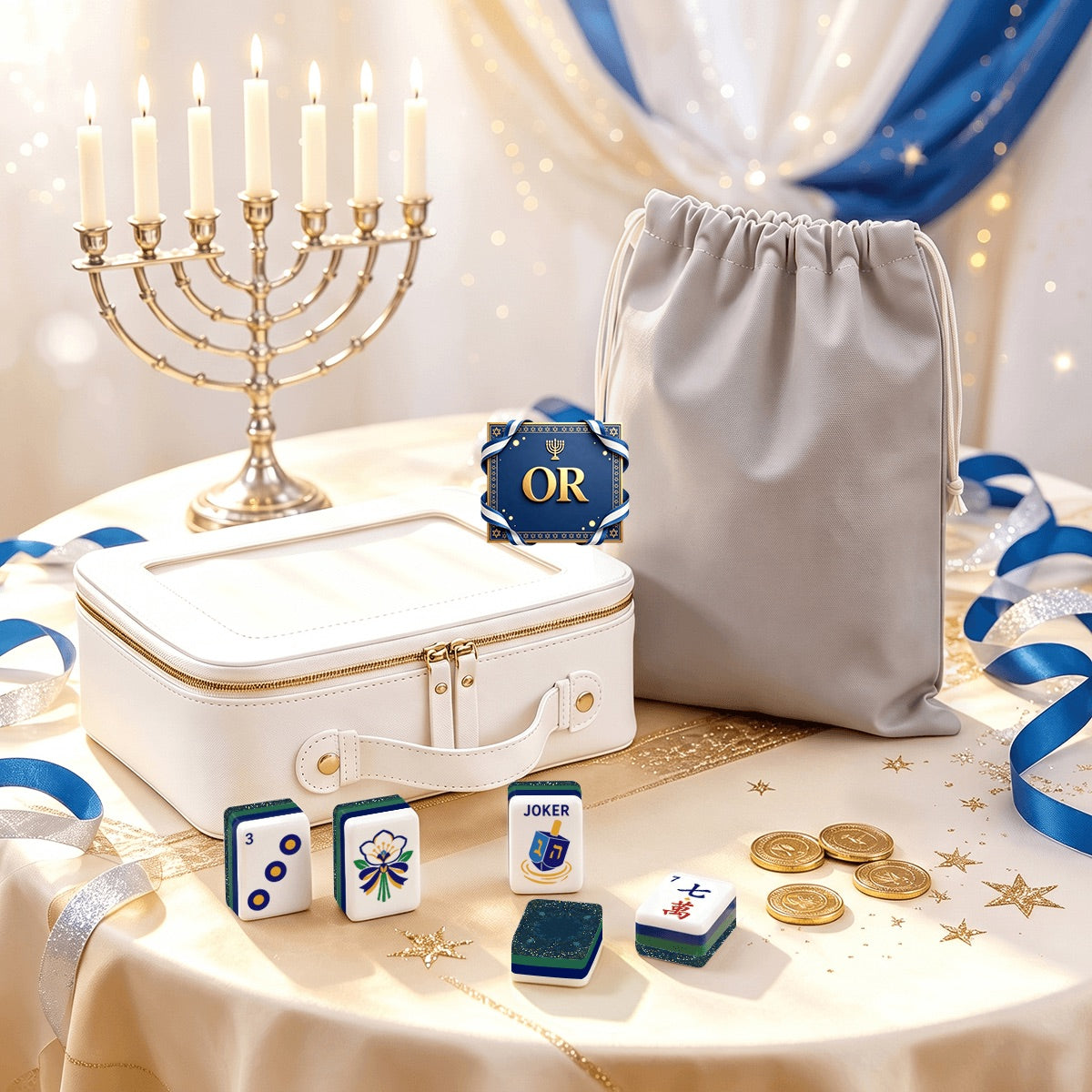 Heritage Hanukkah Mahjong Tiles IMG1592